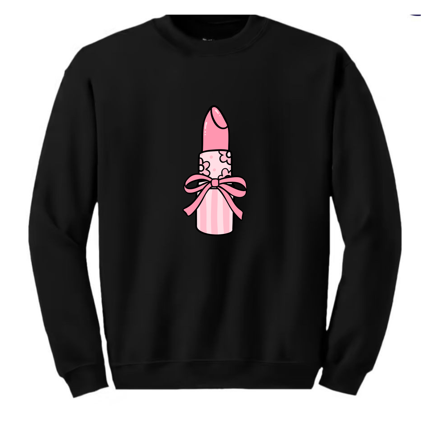 Crewneck sweatshirt - Pink Lipstick