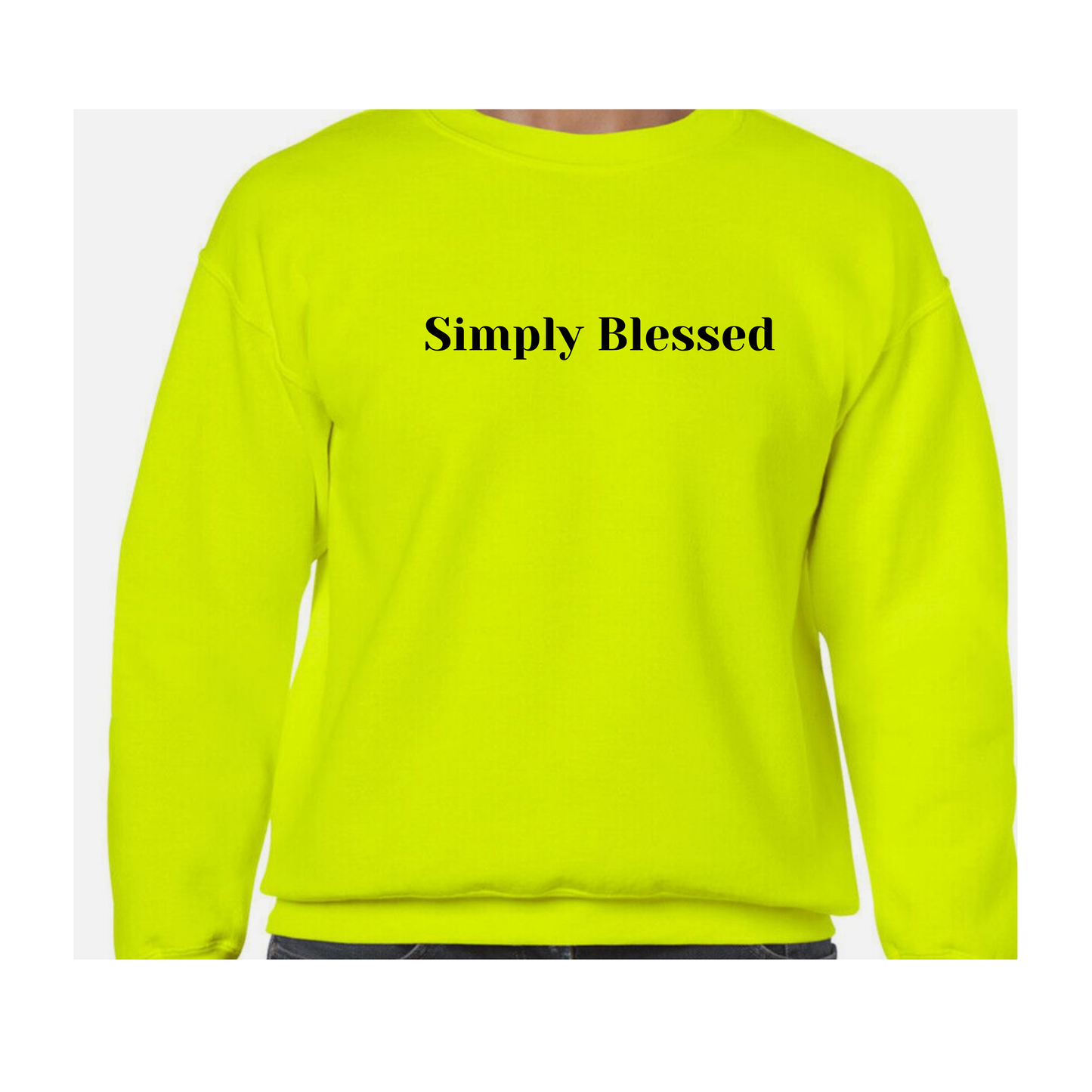 Crewneck sweatshirt - Simply Blessed