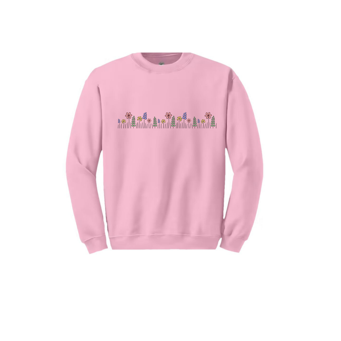 Crewneck Sweatshirt - Floral Plant