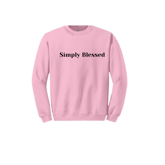 Crewneck sweatshirt - Simply Blessed