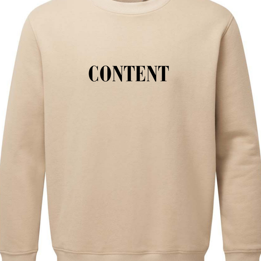 Crewneck Sweatshirt - CONTENT