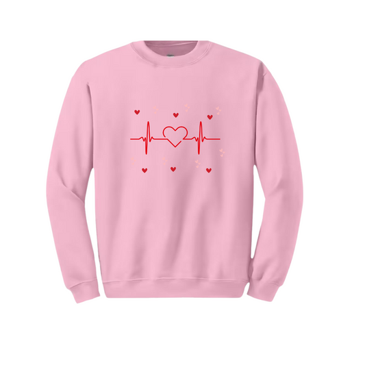 Crewneck Sweatshirt - Heartbeat