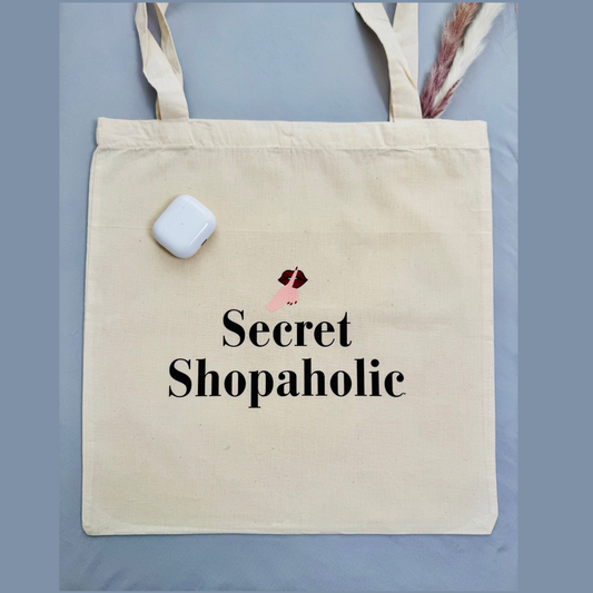 Secret Shopaholic Tote Bag