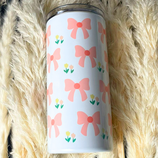 Bow and Flower Tumbler