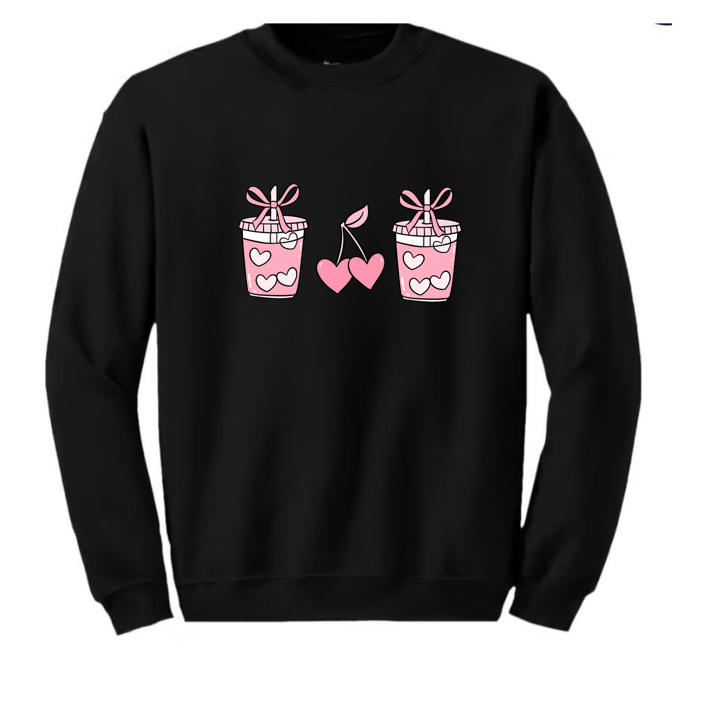 Crewneck sweatshirt - Drink and cherry